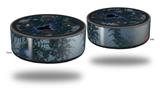 Skin Wrap Decal Set 2 Pack for Amazon Echo Dot 2 - Eclipse (2nd Generation ONLY - Echo NOT INCLUDED)
