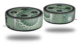 Skin Wrap Decal Set 2 Pack for Amazon Echo Dot 2 - Foam (2nd Generation ONLY - Echo NOT INCLUDED)