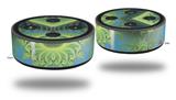 Skin Wrap Decal Set 2 Pack for Amazon Echo Dot 2 - Heaven 05 (2nd Generation ONLY - Echo NOT INCLUDED)