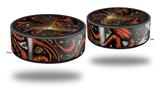 Skin Wrap Decal Set 2 Pack for Amazon Echo Dot 2 - Knot (2nd Generation ONLY - Echo NOT INCLUDED)