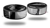 Skin Wrap Decal Set 2 Pack for Amazon Echo Dot 2 - Positive Negative (2nd Generation ONLY - Echo NOT INCLUDED)