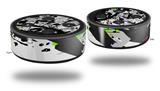 Skin Wrap Decal Set 2 Pack for Amazon Echo Dot 2 - Baja 0018 Lime Green (2nd Generation ONLY - Echo NOT INCLUDED)