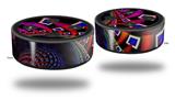 Skin Wrap Decal Set 2 Pack for Amazon Echo Dot 2 - Rocket Science (2nd Generation ONLY - Echo NOT INCLUDED)