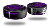 Skin Wrap Decal Set 2 Pack for Amazon Echo Dot 2 - Baja 0040 Purple (2nd Generation ONLY - Echo NOT INCLUDED)