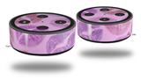 Skin Wrap Decal Set 2 Pack for Amazon Echo Dot 2 - Pink Lips (2nd Generation ONLY - Echo NOT INCLUDED)