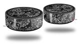 Skin Wrap Decal Set 2 Pack for Amazon Echo Dot 2 - Wish Blk - 165 - 0301 (2nd Generation ONLY - Echo NOT INCLUDED)