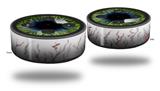Skin Wrap Decal Set 2 Pack for Amazon Echo Dot 2 - Eyeball Blue Green (2nd Generation ONLY - Echo NOT INCLUDED)