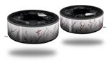 Skin Wrap Decal Set 2 Pack for Amazon Echo Dot 2 - Eyeball Black (2nd Generation ONLY - Echo NOT INCLUDED)