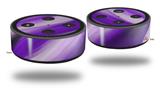 Skin Wrap Decal Set 2 Pack for Amazon Echo Dot 2 - Paint Blend Purple (2nd Generation ONLY - Echo NOT INCLUDED)