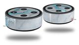 Skin Wrap Decal Set 2 Pack for Amazon Echo Dot 2 - Mint Gilded Marble (2nd Generation ONLY - Echo NOT INCLUDED)