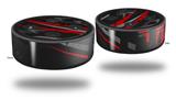 Skin Wrap Decal Set 2 Pack for Amazon Echo Dot 2 - Baja 0014 Red (2nd Generation ONLY - Echo NOT INCLUDED)