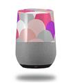 Decal Style Skin Wrap for Google Home Original - Brushed Circles Pink (GOOGLE HOME NOT INCLUDED)