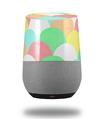 Decal Style Skin Wrap for Google Home Original - Brushed Cirlces Multi Light (GOOGLE HOME NOT INCLUDED)