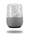 Decal Style Skin Wrap for Google Home Original - Fall Black On White (GOOGLE HOME NOT INCLUDED)