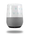 Decal Style Skin Wrap for Google Home Original - Hearts Light Blue (GOOGLE HOME NOT INCLUDED)