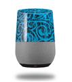 Decal Style Skin Wrap for Google Home Original - Folder Doodles Blue Medium (GOOGLE HOME NOT INCLUDED)