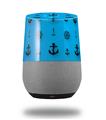 Decal Style Skin Wrap for Google Home Original - Nautical Anchors Away 02 Blue Medium (GOOGLE HOME NOT INCLUDED)