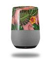 Decal Style Skin Wrap for Google Home Original - Famingos and Flowers Pink (GOOGLE HOME NOT INCLUDED)