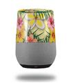Decal Style Skin Wrap for Google Home Original - Beach Flowers 02 Yellow Sunshine (GOOGLE HOME NOT INCLUDED)