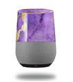 Decal Style Skin Wrap for Google Home Original - Purple and Gold Gilded Marble (GOOGLE HOME NOT INCLUDED)