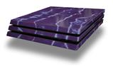 Vinyl Decal Skin Wrap compatible with Sony PlayStation 4 Pro Console Tie Dye White Lightning (PS4 NOT INCLUDED)