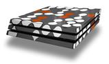 Vinyl Decal Skin Wrap compatible with Sony PlayStation 4 Pro Console Locknodes 04 Burnt Orange (PS4 NOT INCLUDED)