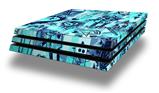 Vinyl Decal Skin Wrap compatible with Sony PlayStation 4 Pro Console Scene Kid Sketches Blue (PS4 NOT INCLUDED)