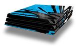 Vinyl Decal Skin Wrap compatible with Sony PlayStation 4 Pro Console Baja 0040 Blue Medium (PS4 NOT INCLUDED)