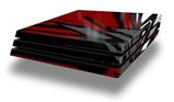 Vinyl Decal Skin Wrap compatible with Sony PlayStation 4 Pro Console Baja 0040 Red Dark (PS4 NOT INCLUDED)