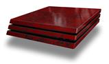 Vinyl Decal Skin Wrap compatible with Sony PlayStation 4 Pro Console Folder Doodles Red Dark (PS4 NOT INCLUDED)