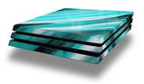 Vinyl Decal Skin Wrap compatible with Sony PlayStation 4 Pro Console Paint Blend Teal (PS4 NOT INCLUDED)