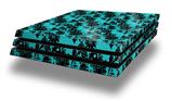 Vinyl Decal Skin Wrap compatible with Sony PlayStation 4 Pro Console Peppered Flower (PS4 NOT INCLUDED)