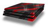 Vinyl Decal Skin Wrap compatible with Sony PlayStation 4 Pro Console Jagged Camo Red (PS4 NOT INCLUDED)