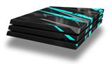 Vinyl Decal Skin Wrap compatible with Sony PlayStation 4 Pro Console Baja 0014 Neon Teal (PS4 NOT INCLUDED)