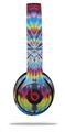 WraptorSkinz Skin Decal Wrap compatible with Beats Solo 2 and Solo 3 Wireless Headphones Tie Dye Swirl 100 (HEADPHONES NOT INCLUDED)