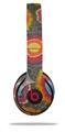 WraptorSkinz Skin Decal Wrap compatible with Beats Solo 2 and Solo 3 Wireless Headphones Tie Dye Circles 100 (HEADPHONES NOT INCLUDED)