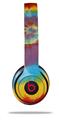 WraptorSkinz Skin Decal Wrap compatible with Beats Solo 2 and Solo 3 Wireless Headphones Tie Dye Swirl 108 (HEADPHONES NOT INCLUDED)