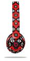 WraptorSkinz Skin Decal Wrap compatible with Beats Solo 2 and Solo 3 Wireless Headphones Goth Punk Skulls (HEADPHONES NOT INCLUDED)