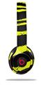 WraptorSkinz Skin Decal Wrap compatible with Beats Solo 2 and Solo 3 Wireless Headphones Zebra Yellow (HEADPHONES NOT INCLUDED)