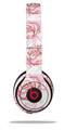 WraptorSkinz Skin Decal Wrap compatible with Beats Solo 2 and Solo 3 Wireless Headphones Flowers Pattern Roses 13 (HEADPHONES NOT INCLUDED)