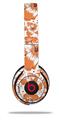 WraptorSkinz Skin Decal Wrap compatible with Beats Solo 2 and Solo 3 Wireless Headphones Flowers Pattern 14 (HEADPHONES NOT INCLUDED)