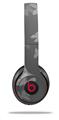 WraptorSkinz Skin Decal Wrap compatible with Beats Solo 2 and Solo 3 Wireless Headphones Bokeh Butterflies Grey (HEADPHONES NOT INCLUDED)