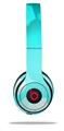 WraptorSkinz Skin Decal Wrap compatible with Beats Solo 2 and Solo 3 Wireless Headphones Bokeh Hex Neon Teal (HEADPHONES NOT INCLUDED)