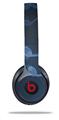 WraptorSkinz Skin Decal Wrap compatible with Beats Solo 2 and Solo 3 Wireless Headphones Bokeh Music Blue (HEADPHONES NOT INCLUDED)