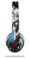 WraptorSkinz Skin Decal Wrap compatible with Beats Solo 2 and Solo 3 Wireless Headphones Baja 0018 Blue Medium (HEADPHONES NOT INCLUDED)