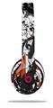 WraptorSkinz Skin Decal Wrap compatible with Beats Solo 2 and Solo 3 Wireless Headphones Baja 0018 Burnt Orange (HEADPHONES NOT INCLUDED)