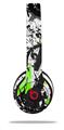 WraptorSkinz Skin Decal Wrap compatible with Beats Solo 2 and Solo 3 Wireless Headphones Baja 0018 Lime Green (HEADPHONES NOT INCLUDED)