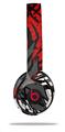 WraptorSkinz Skin Decal Wrap compatible with Beats Solo 2 and Solo 3 Wireless Headphones Baja 0040 Red (HEADPHONES NOT INCLUDED)