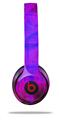 WraptorSkinz Skin Decal Wrap compatible with Beats Solo 2 and Solo 3 Wireless Headphones Cubic Shards Pink (HEADPHONES NOT INCLUDED)
