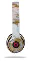 WraptorSkinz Skin Decal Wrap compatible with Beats Solo 2 and Solo 3 Wireless Headphones Pastel Gilded Marble (HEADPHONES NOT INCLUDED)